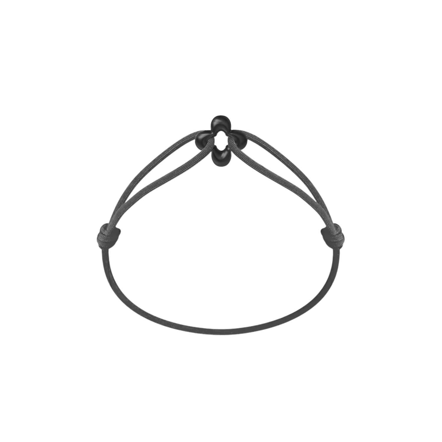 Bracelet Cordon - Mini Black Clover