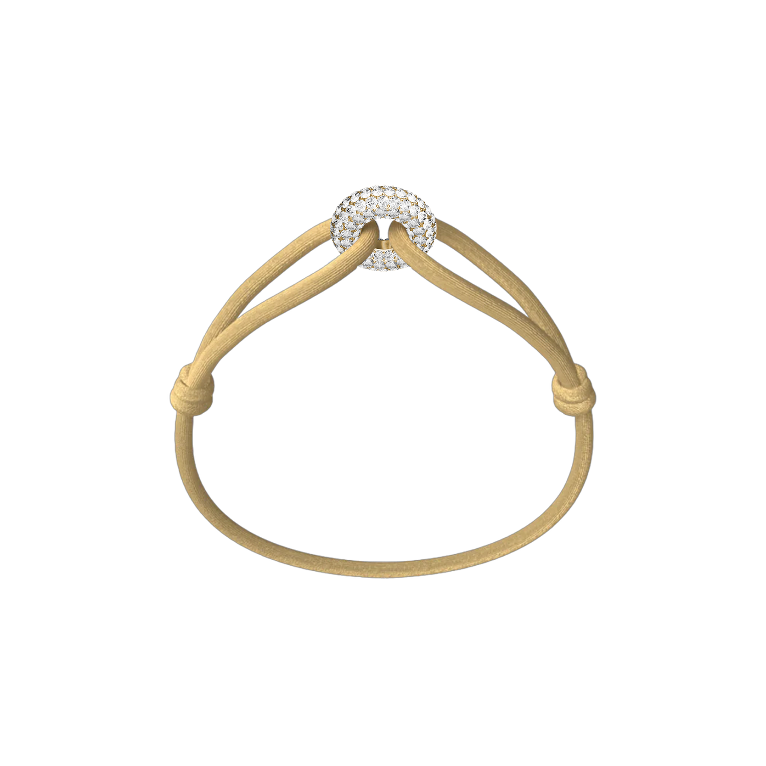 Bracelet Cordon - Golden Soho Pavé