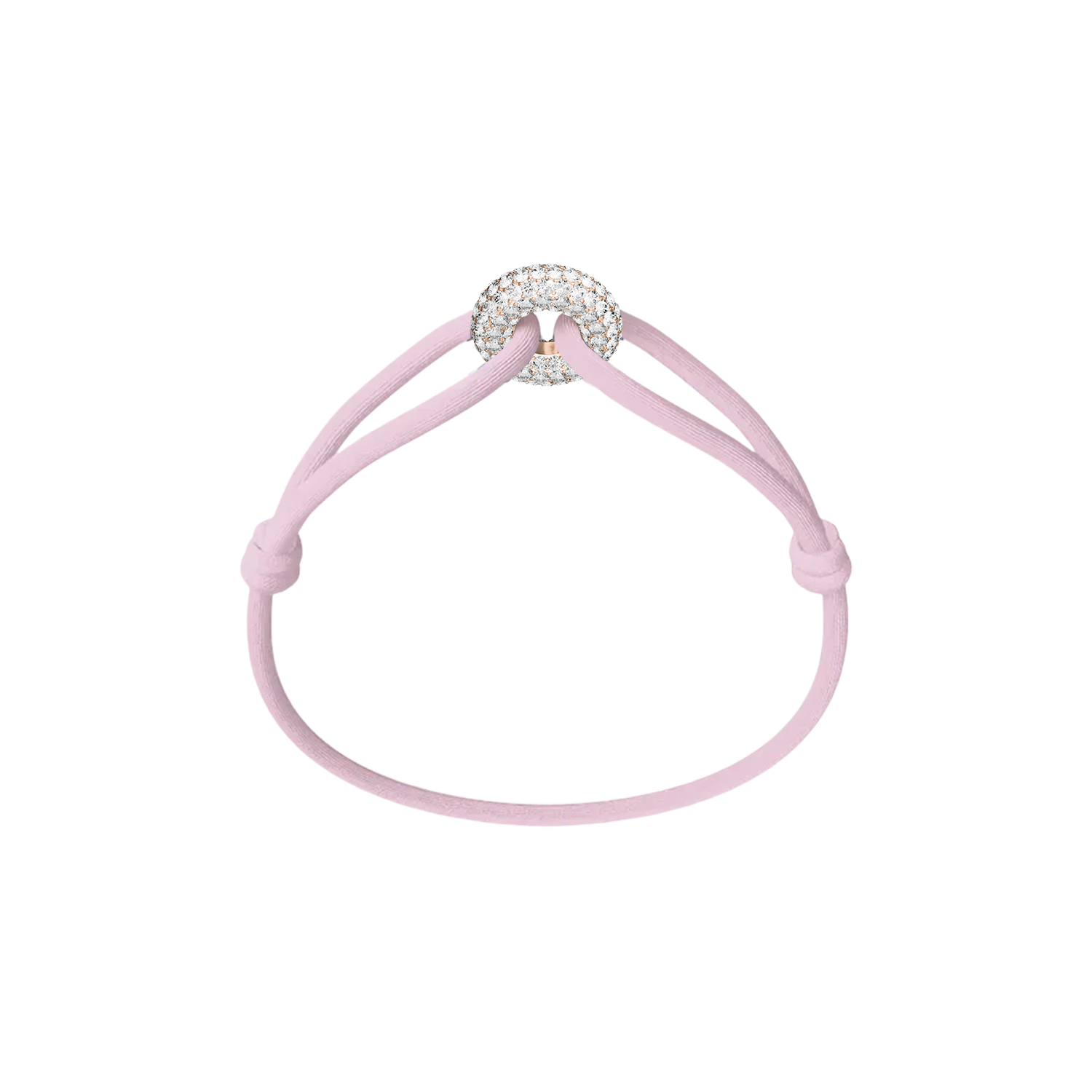 Bracelet Cordon - Rose Soho Pavé