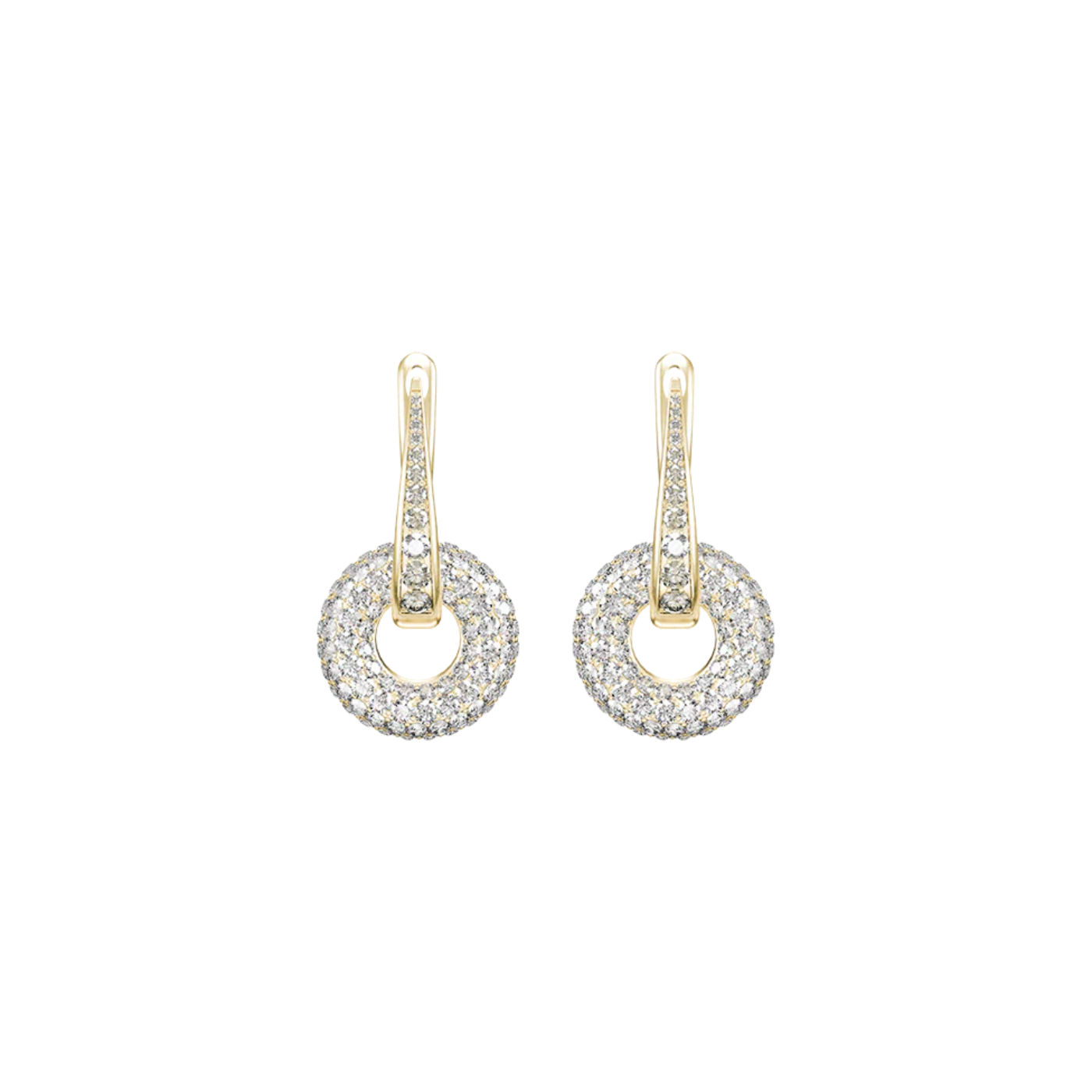 Boucles d'oreilles Soho Pavé