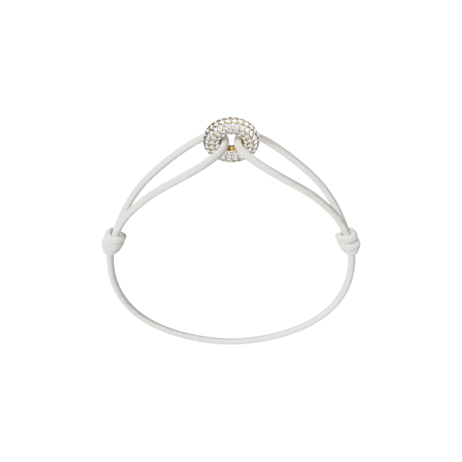 Bracelet Cordon - Mini Golden Soho Pavé