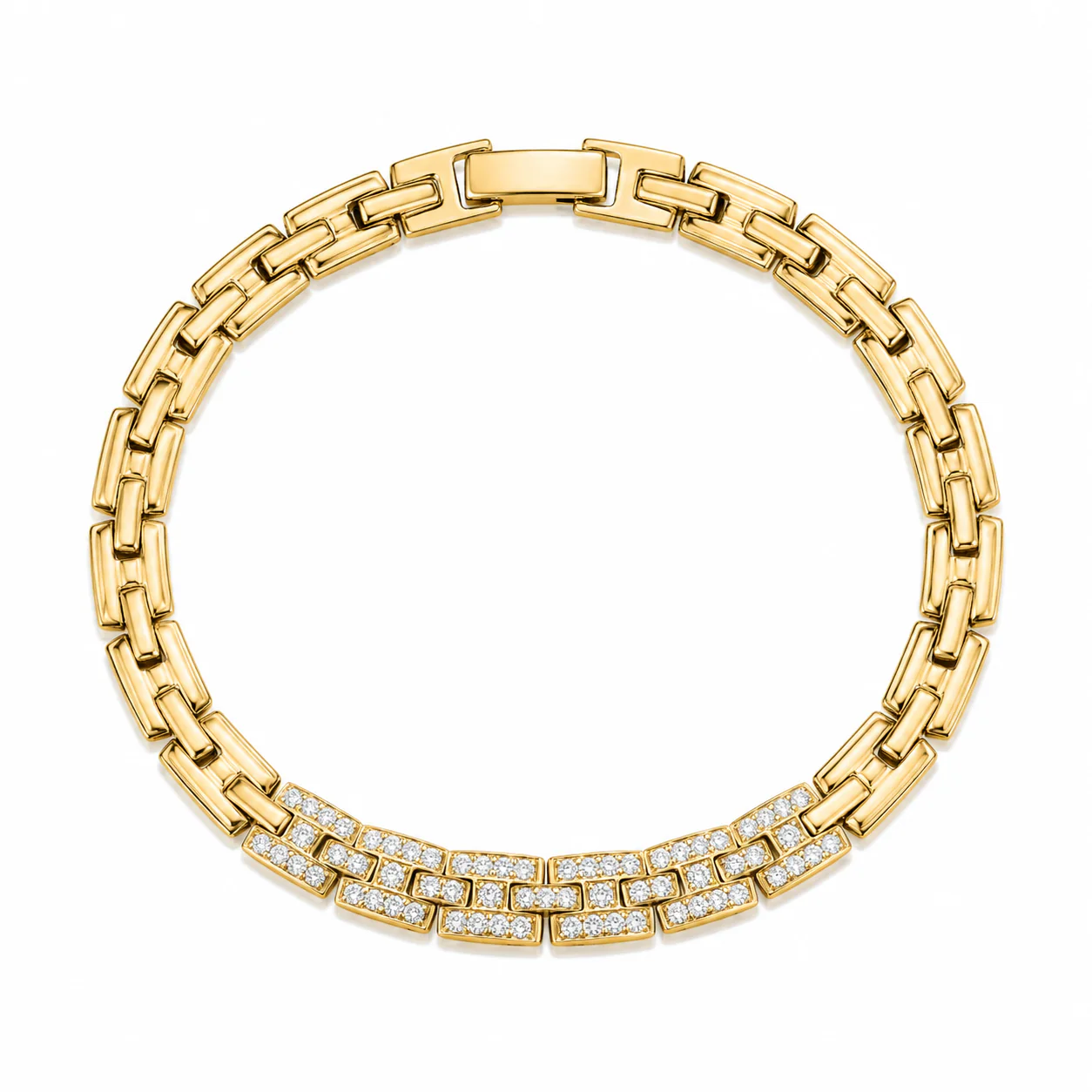 Flat Shiny Link bracelet