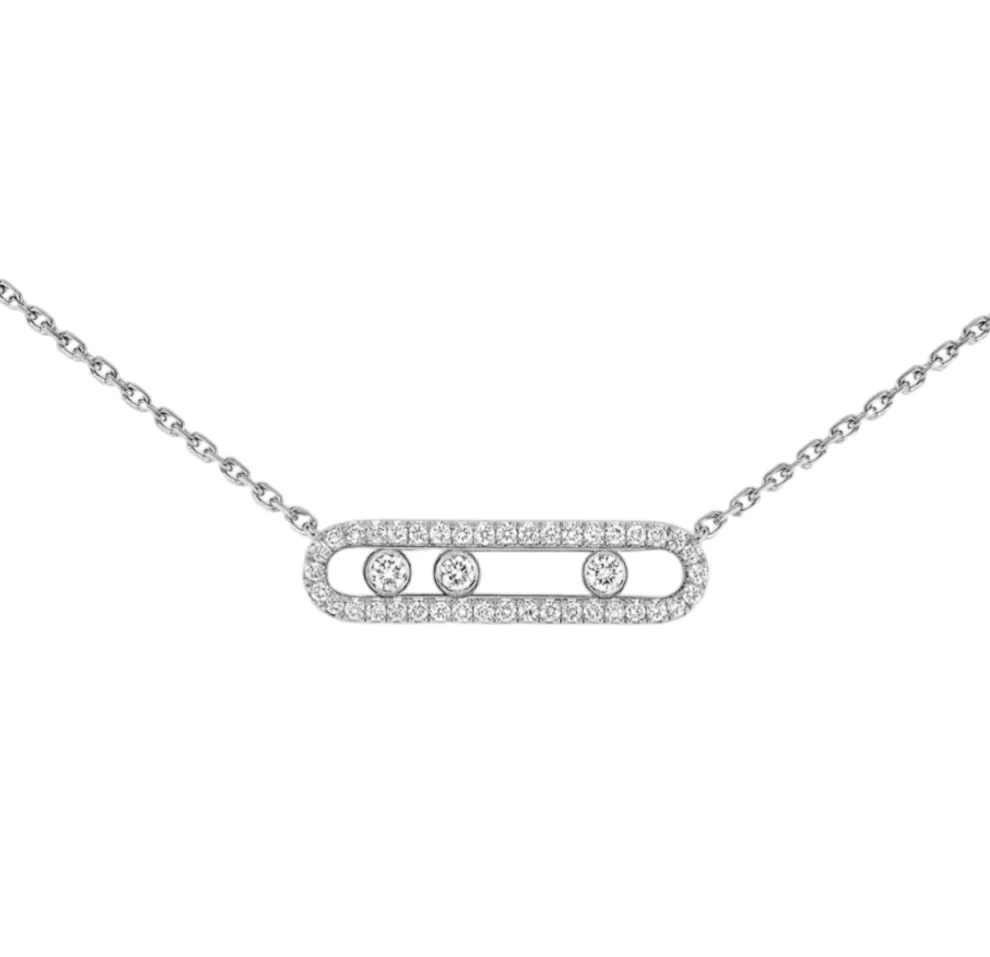 Collier charme argenté
