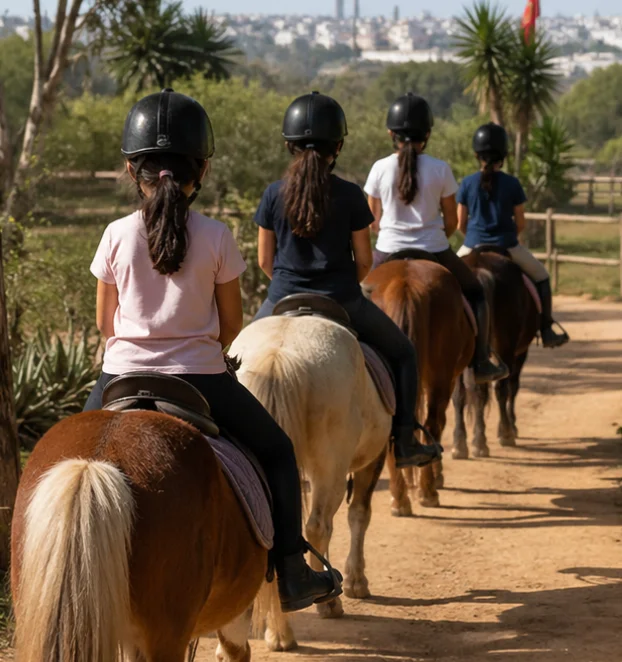 Balade à poney au Club Équestre Dar Essalam de Rabat
