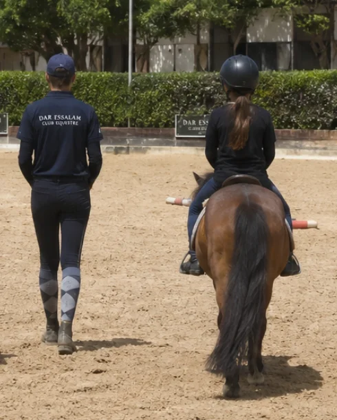 Cours d'équitation (poney) au Club Équestre Dar Essalam de Rabat