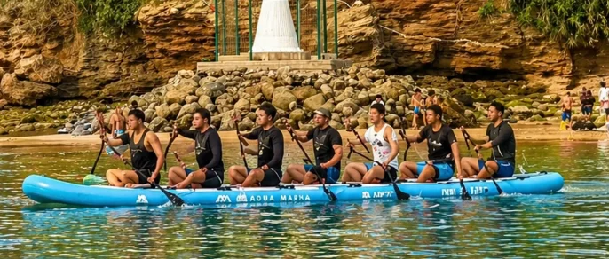 Paddle géant (8 personnes) chez le Yacht Club de Rabat