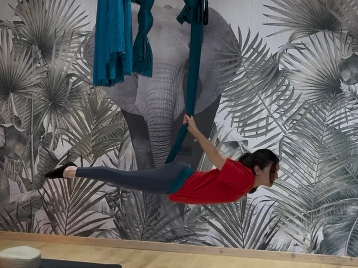 Cours de Yoga aérien chez Feel Yoga à Rabat