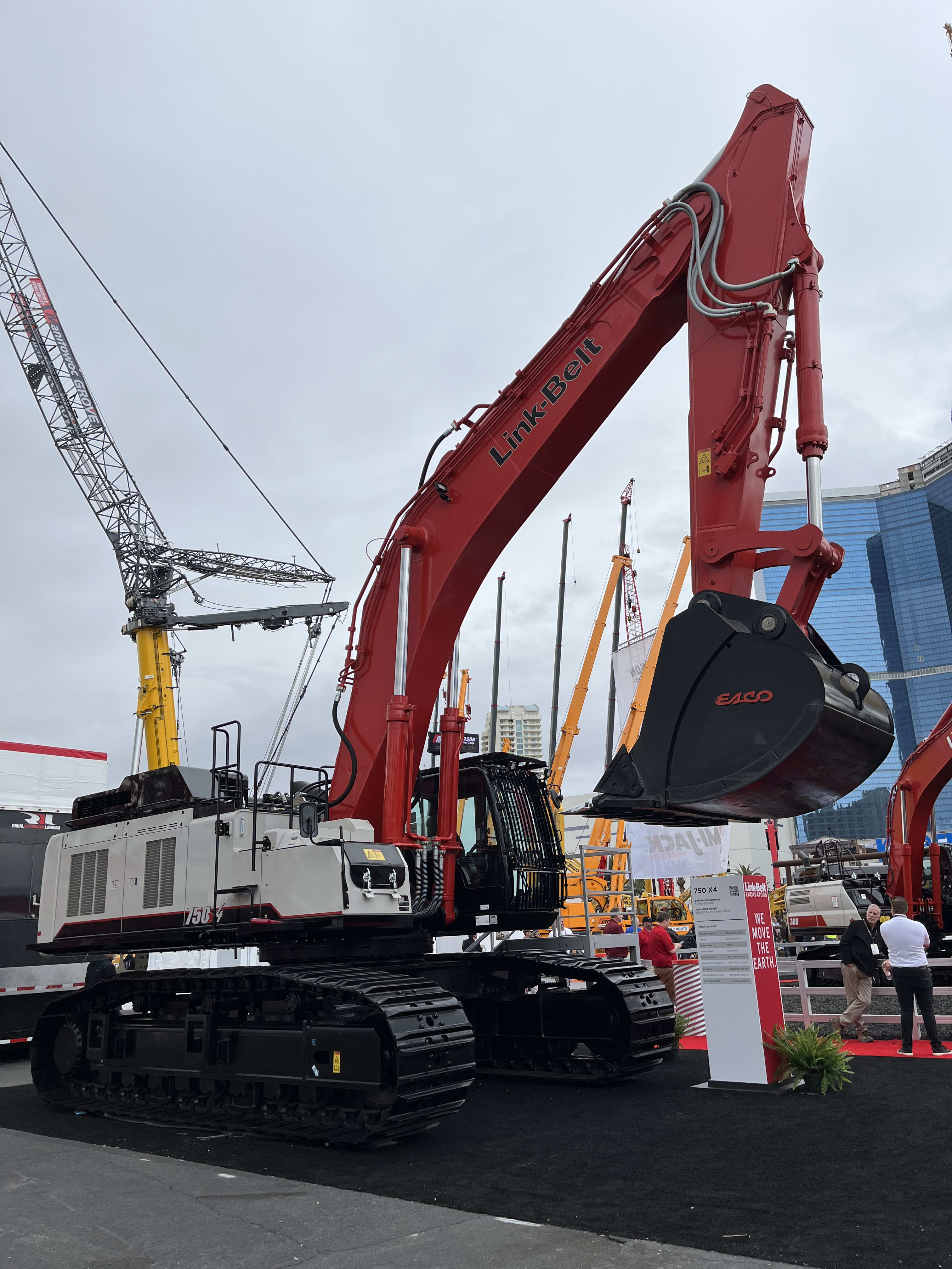 Link-Belt 750 X4 Excavator at ConExpo