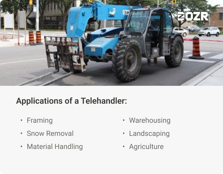 applications of a telehandler