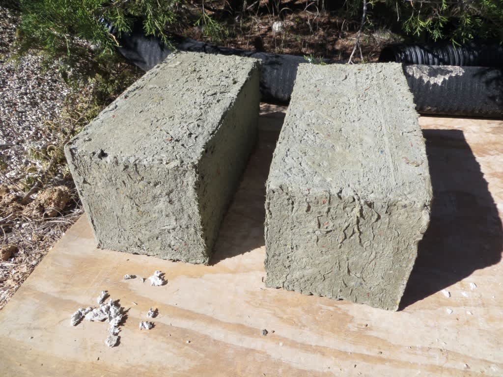 2 blocks of concrete alternative