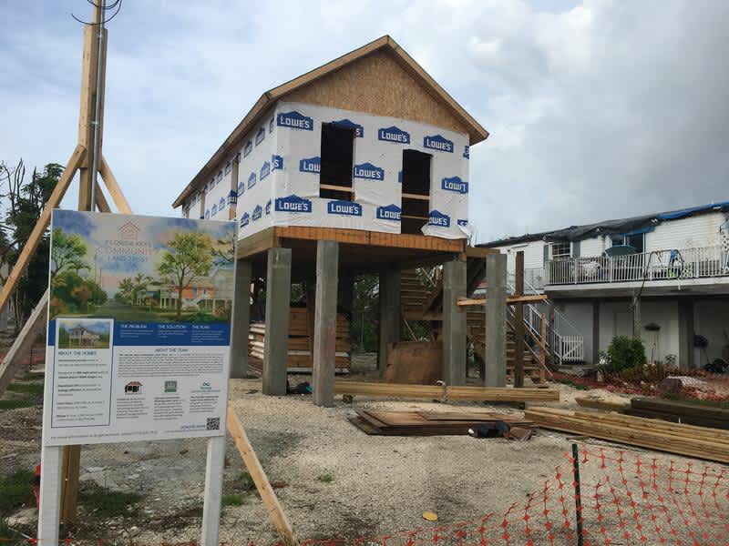 half built house in the florida keys