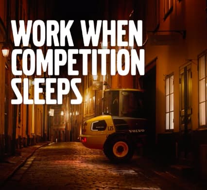 When working sleeps volvo ad