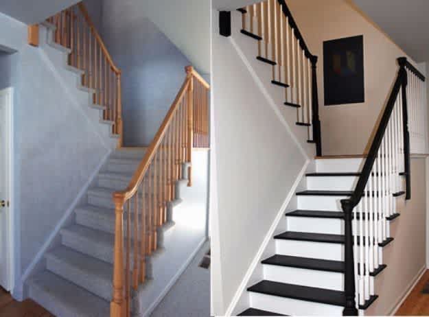DIY home stairs reno