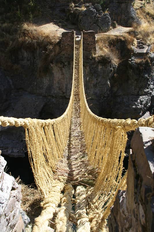 inca rope bridge