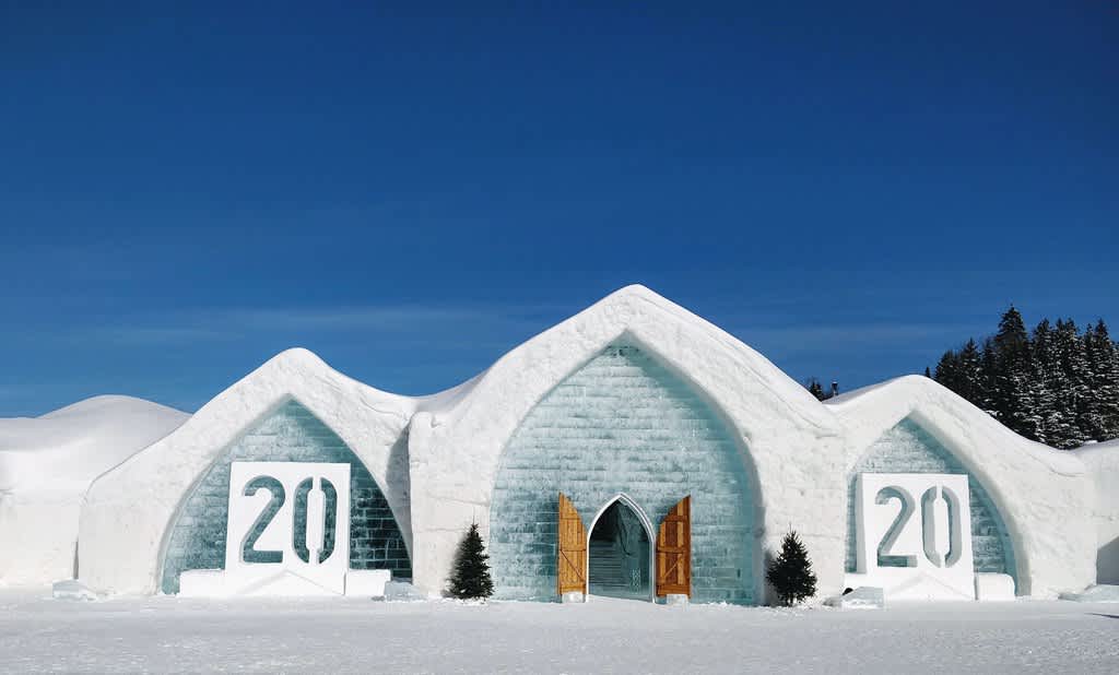 the quebec ice hotel hotel de glace in 2020