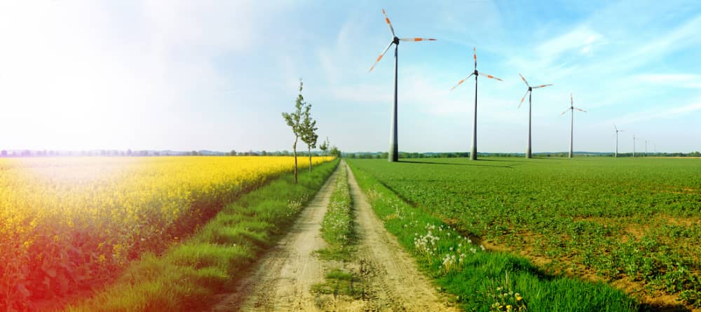 renewable energy changing the construction industry wind turbine farm