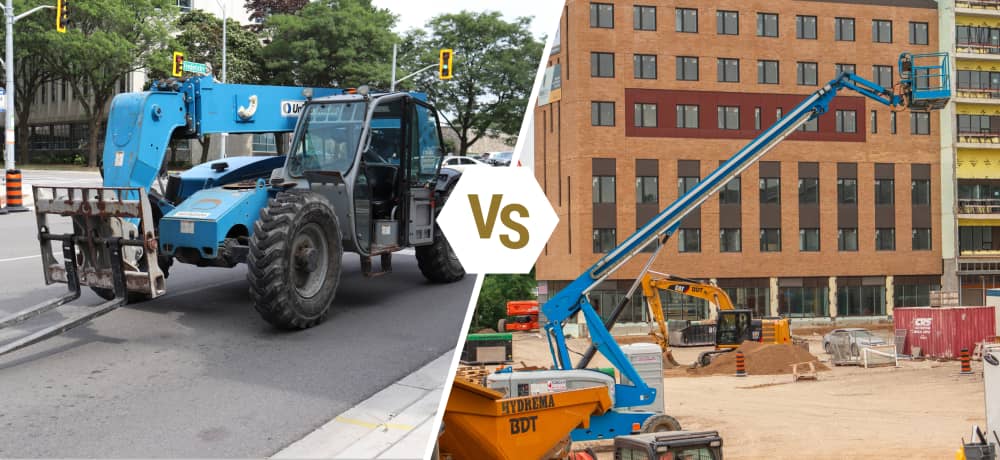 Telehandler vs Boom Lift