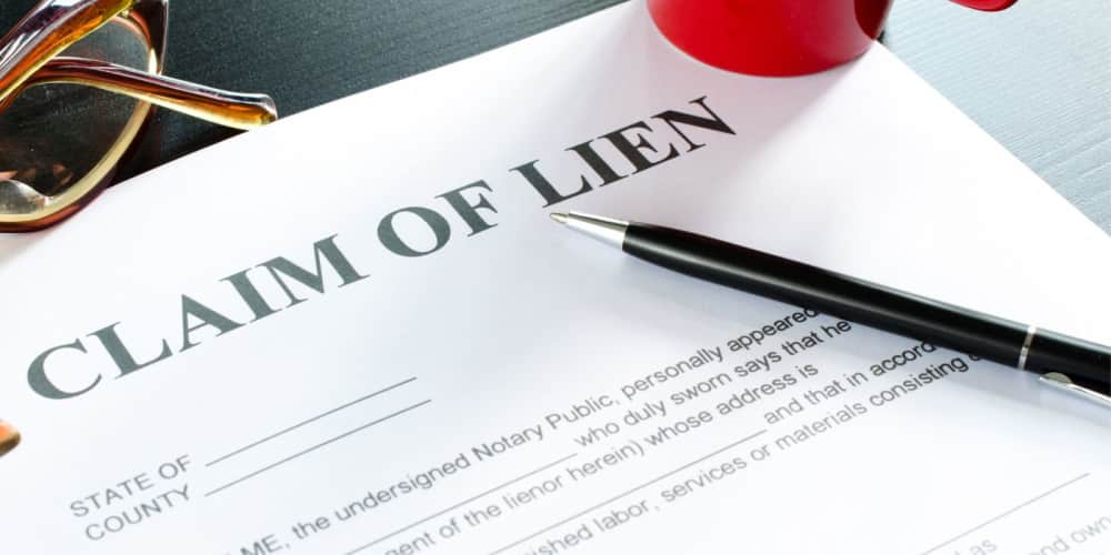 Example of a lien contract