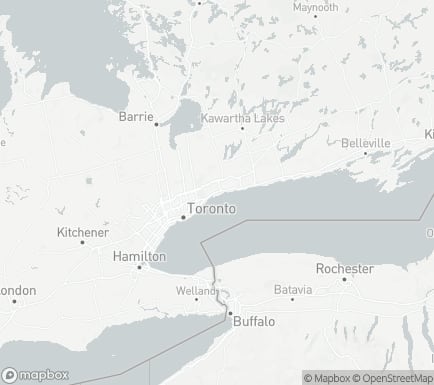 Ajax, ON, Canada and nearby cities map