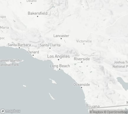 Arcadia, CA, USA and nearby cities map