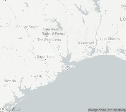 Baytown, TX, USA and nearby cities map