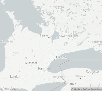 Bradford West Gwillimbury, ON, Canada and nearby cities map