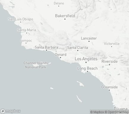 Camarillo, CA, USA and nearby cities map