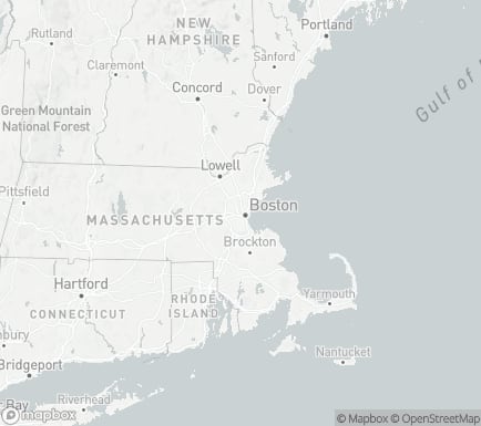 Cambridge, MA, USA and nearby cities map