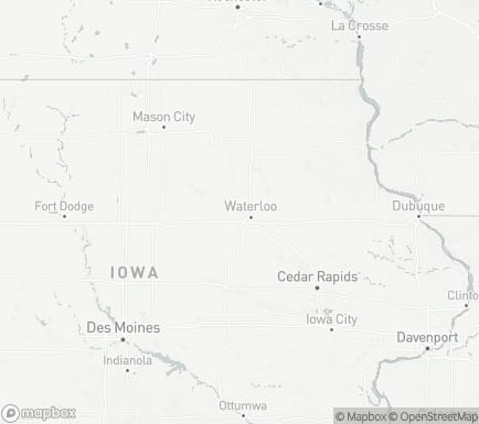 Cedar Falls, IA, USA and nearby cities map