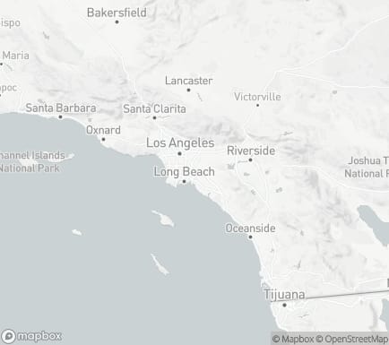 Cerritos, CA, USA and nearby cities map