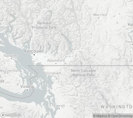 Chilliwack, BC, Canada and nearby cities map