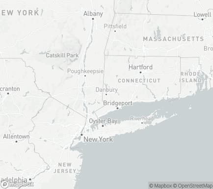 Danbury, CT, USA and nearby cities map