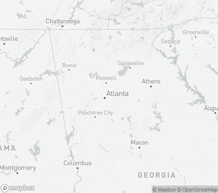 Decatur, GA 30030, USA and nearby cities map
