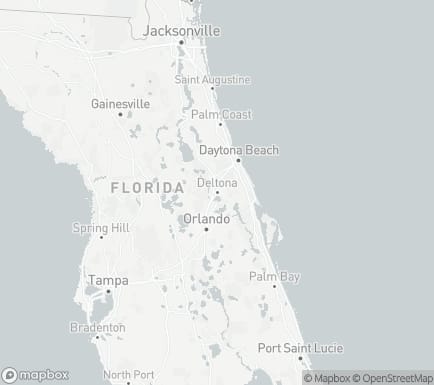 Deltona, FL, USA and nearby cities map