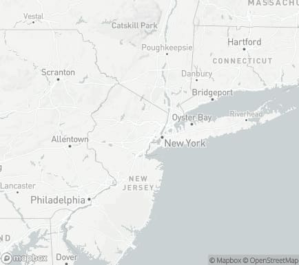 East Orange, NJ, USA and nearby cities map