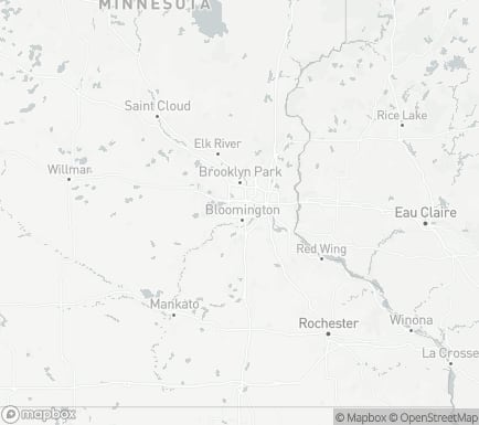 Edina, MN, USA and nearby cities map