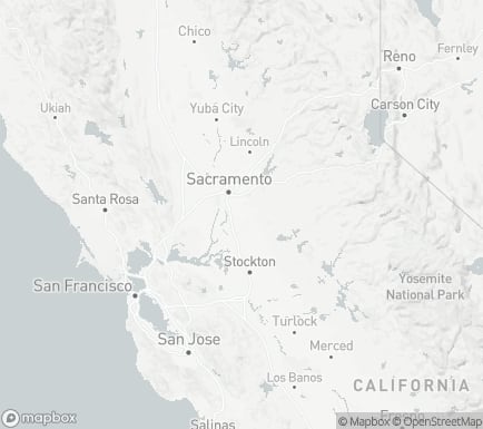 Elk Grove, CA, USA and nearby cities map