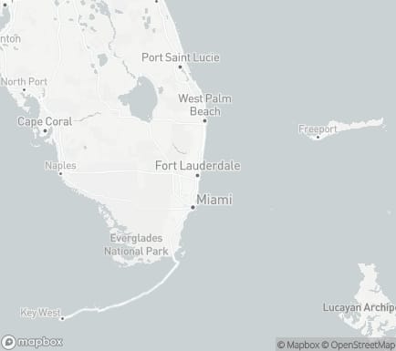 Fort Lauderdale, FL, USA and nearby cities map