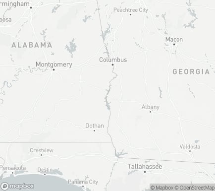 Georgetown, GA 39854, USA and nearby cities map