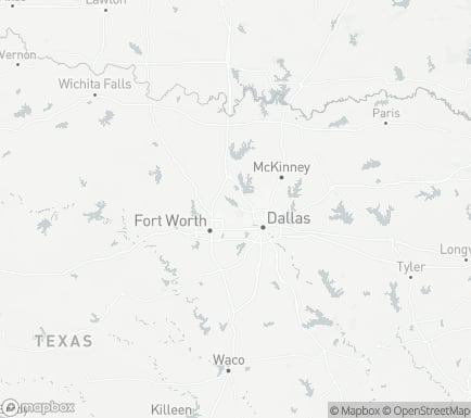 Grapevine, TX, USA and nearby cities map