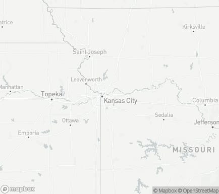 Independence, MO, USA and nearby cities map