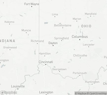 Kettering, OH, USA and nearby cities map