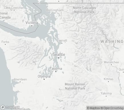 Kirkland, WA, USA and nearby cities map