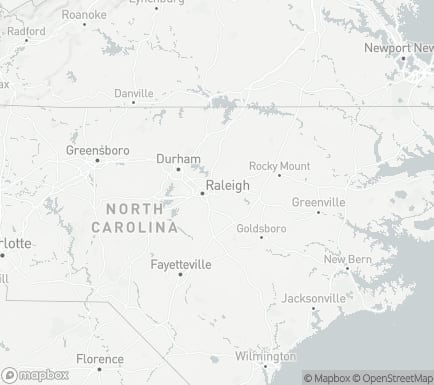 Knightdale, NC, USA and nearby cities map