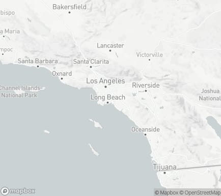 Lakewood, CA, USA and nearby cities map