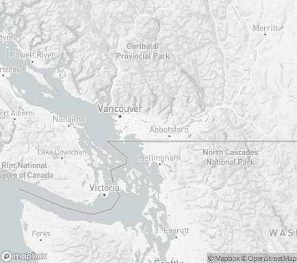 Langley, BC, Canada and nearby cities map