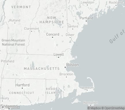 Lawrence, MA, USA and nearby cities map