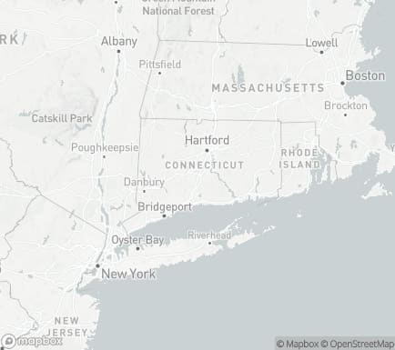 Meriden, CT, USA and nearby cities map