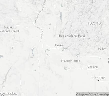 Meridian, ID, USA and nearby cities map