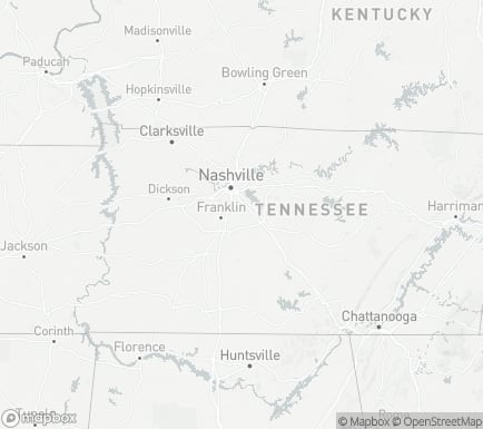 Nolensville, TN 37135, USA and nearby cities map